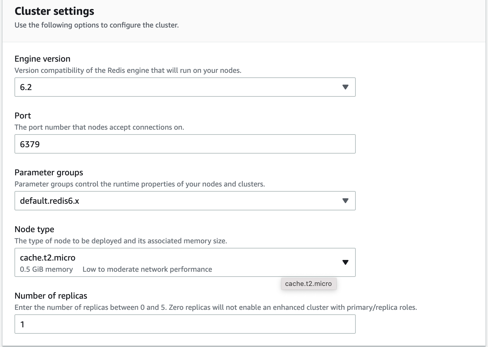 Setting version redis