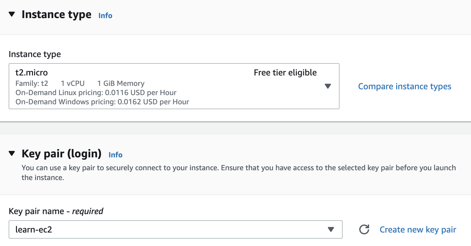 Aws ec2 instance type